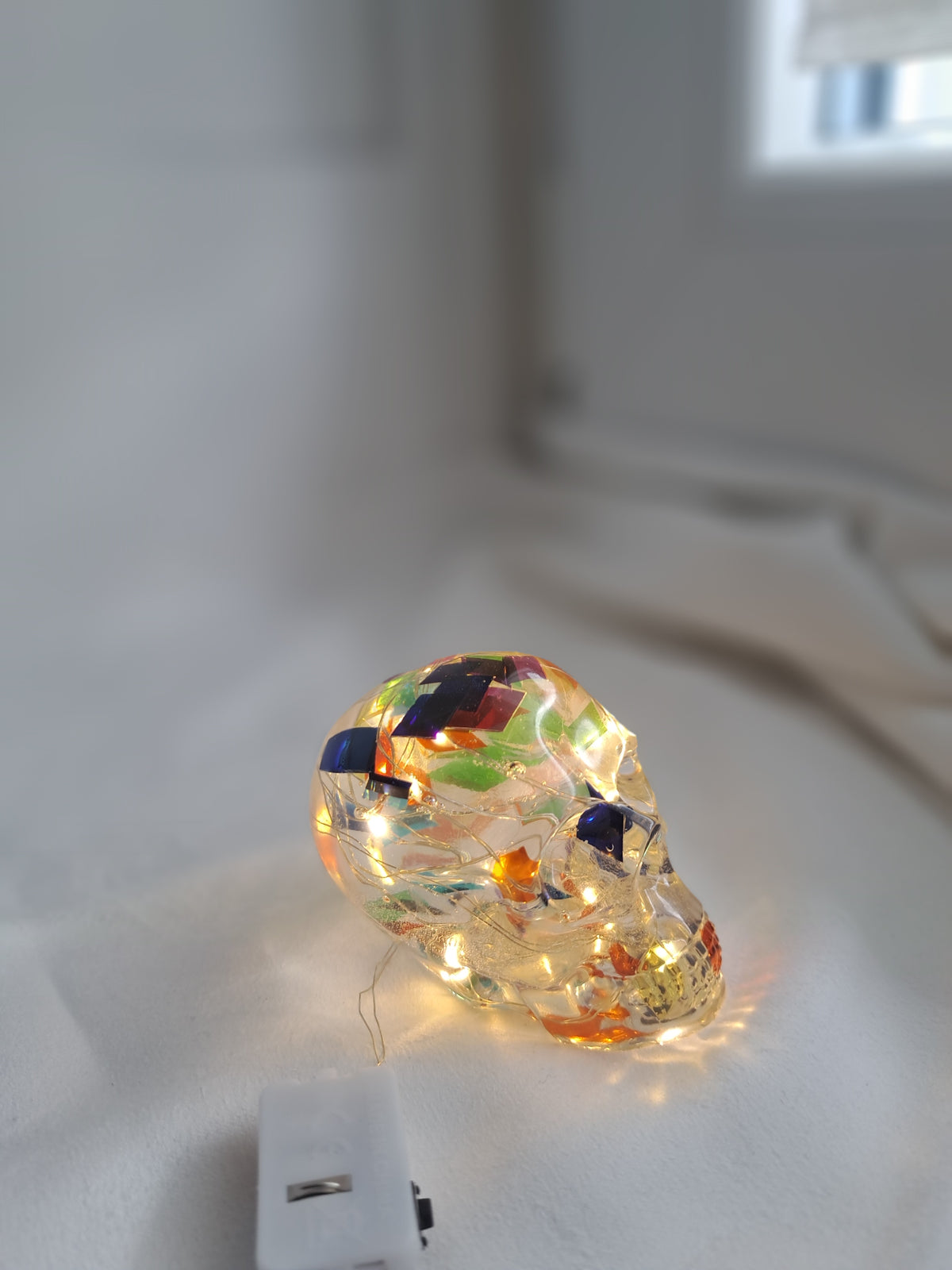 Dekoschädel glow