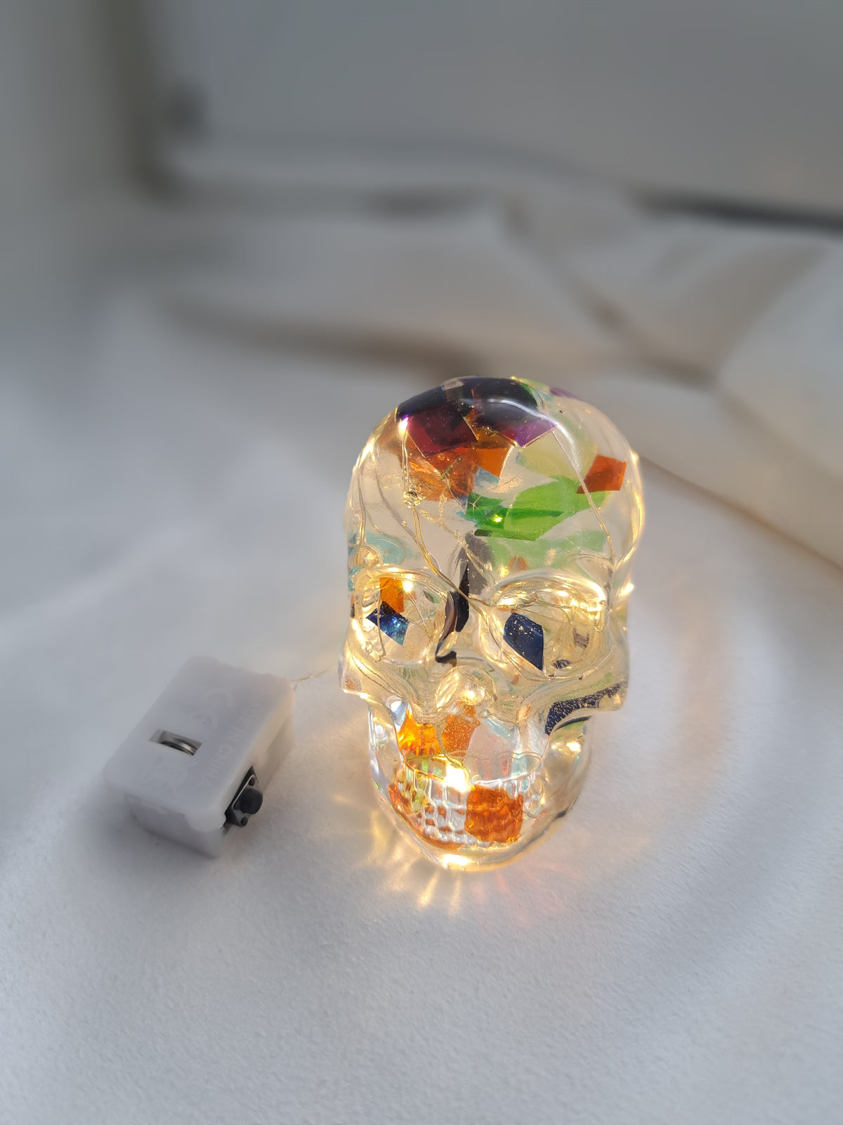 Dekoschädel glow