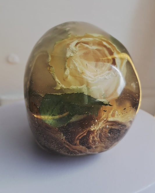 Dekoschädel Rosen