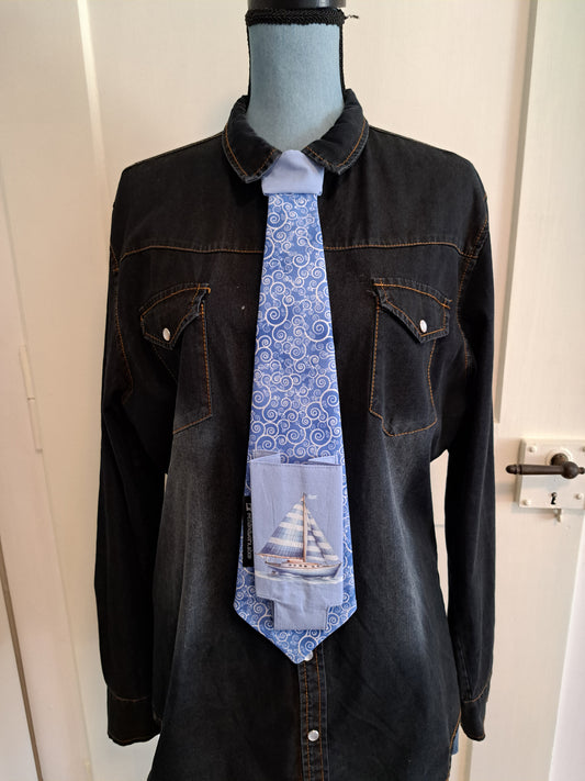 Krawatte Segelschiff